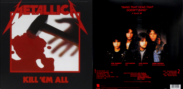 July 25, 1983: Metallica released their debut album Kill ‘Em All