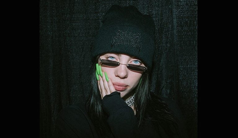 Billie Eilish’s New Beanie Includes Death Metal Font