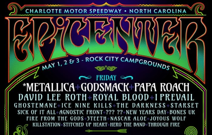 Metallica, Disturbed, Godsmack and More Headlining Epicenter Festival