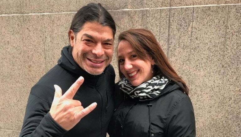 Robert Trujillo met up with some fans near Cleveland