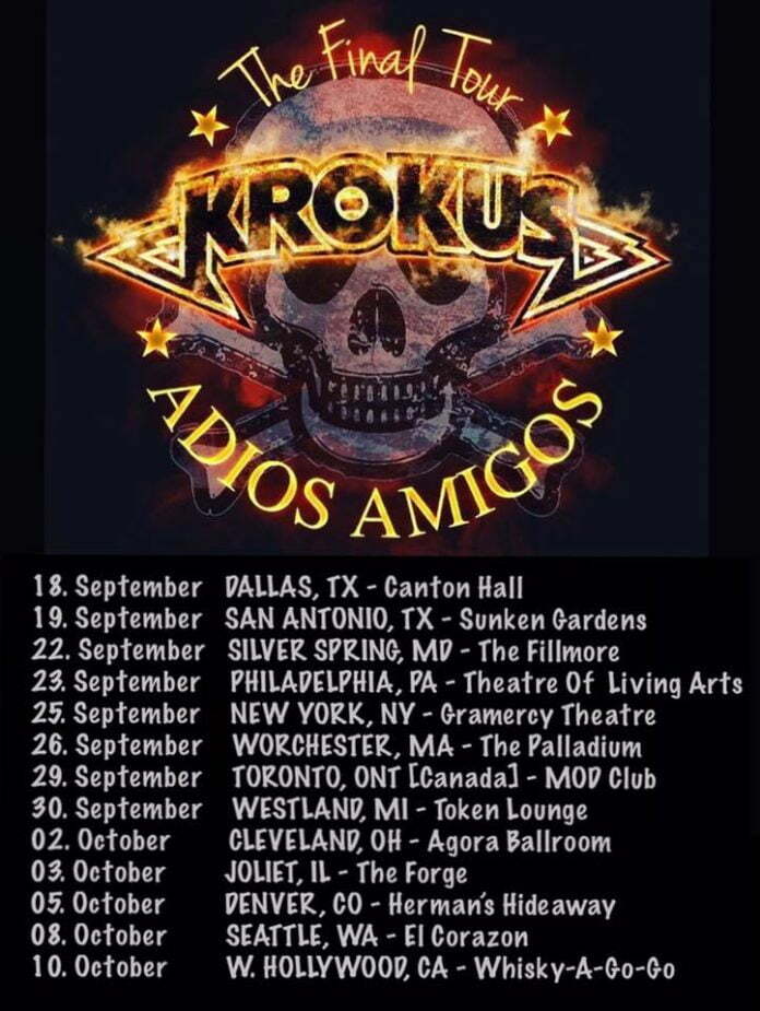 Krokus Announces 'The Final Tour' Dates