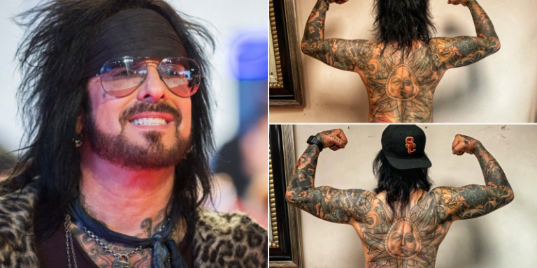 Motley Crue’s Nikki Sixx Rocks With His Zebra Body