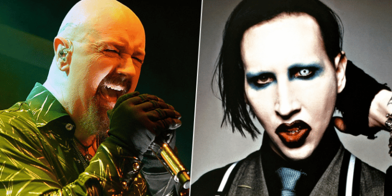 Rob Halford and Marilyn Manson’s Rare Photo-Shoot Revealed