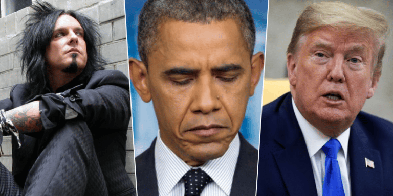 Motley Crue’s Nikki Sixx Reacts A Disrespectful Photo Includes Donald Trump And Barack Obama
