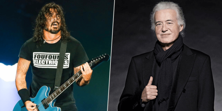 Led Zeppelin’s Jimmy Page Recalls The Rare Words That Dave Grohl Told Him