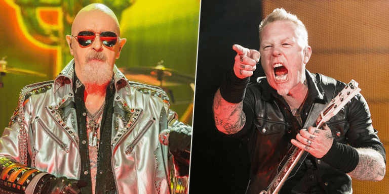 Metallica and Rob Halford’s Rare-Seen Studio Pose Revealed