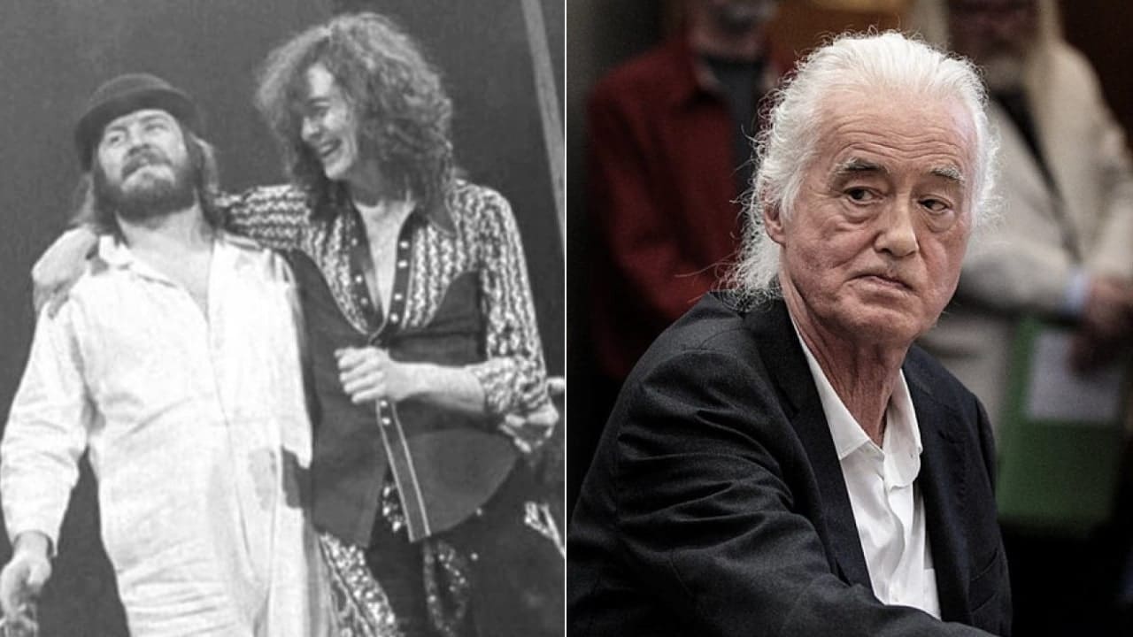 Jimmy Page and John Bonham