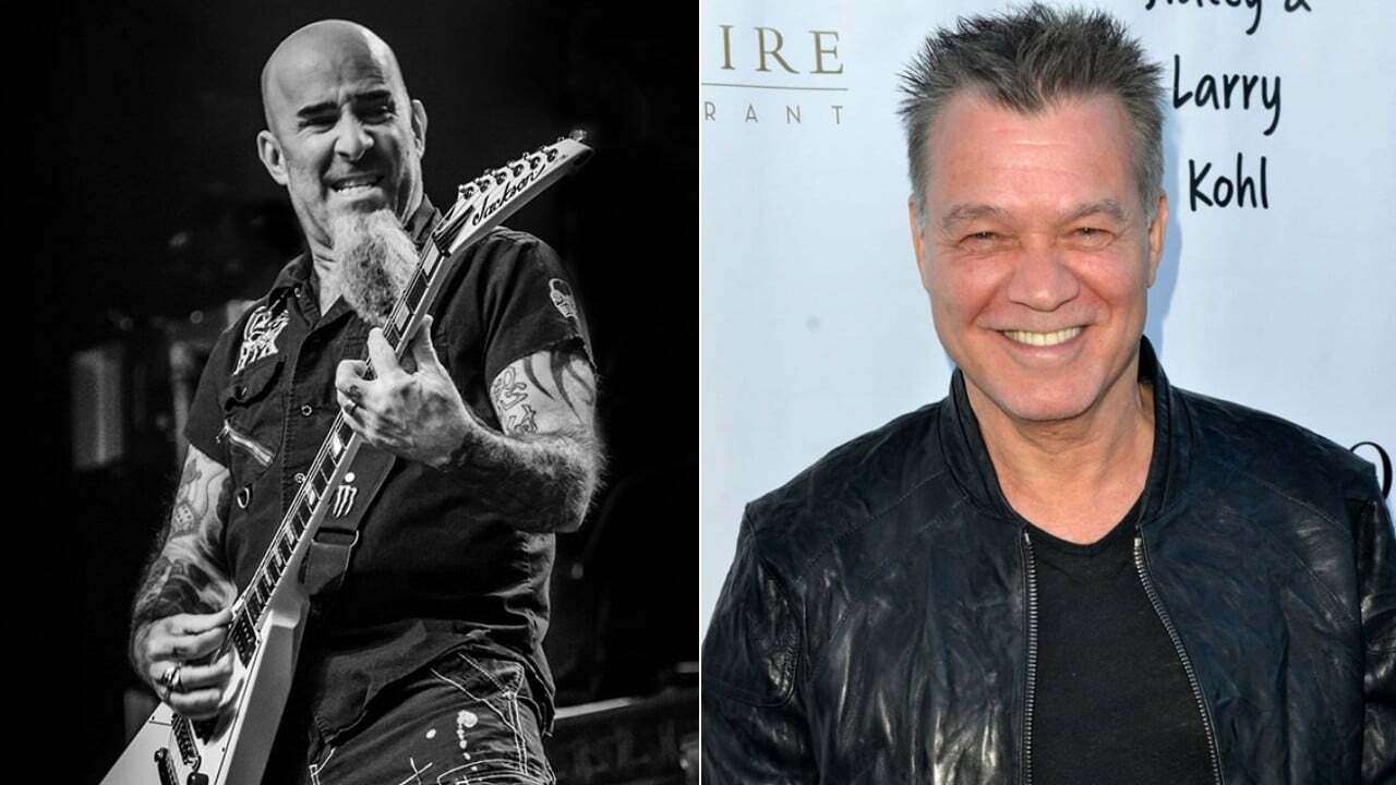 Scott Ian and Eddie Van Halen