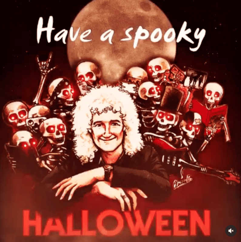 Brian May Halloween celebration