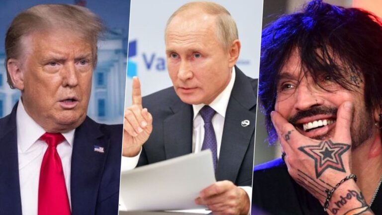 TOMMY LEE Shares DONALD TRUMP and PUTIN’s BOHEMIAN RHAPSODY Cover