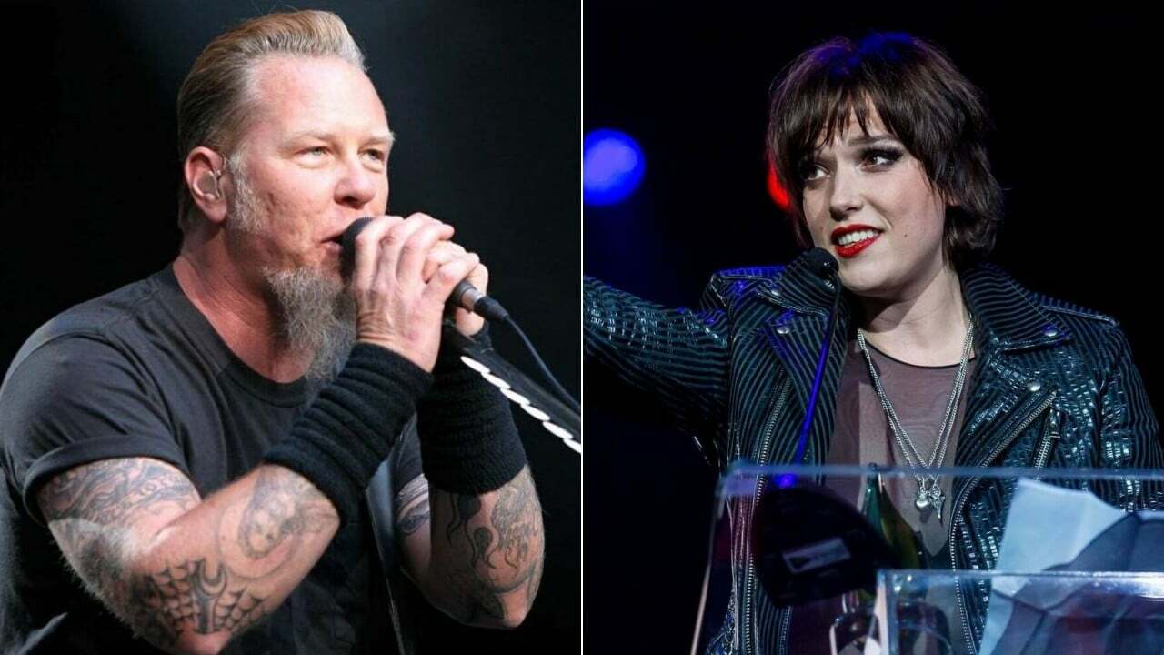 James Hetfield and Lzzy Hale