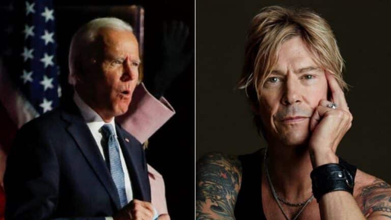 GUNS N’ ROSES’ DUFF MCKAGAN on JOE BIDEN: “You Are An Amazing Step For Our Country”
