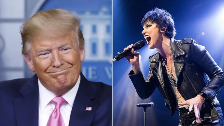 Donald Trump and Lzzy Hale