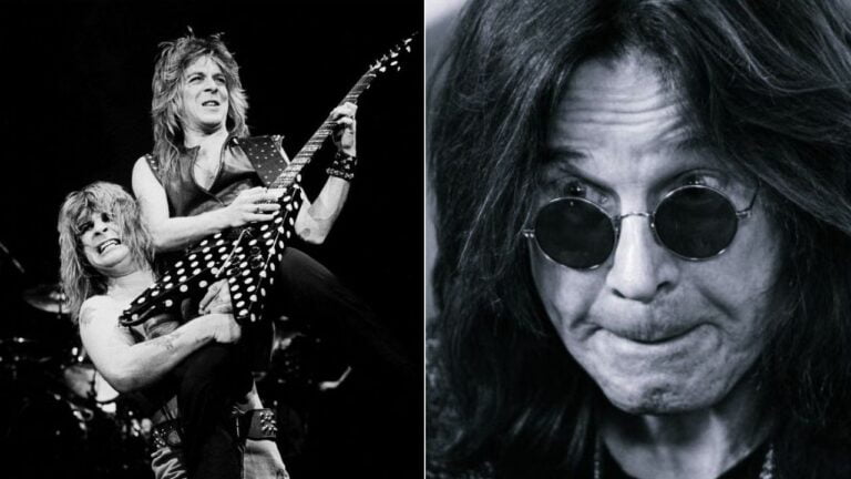 OZZY OSBOURNE Posts A Special Photo With RANDY RHOADS To Mourn Him