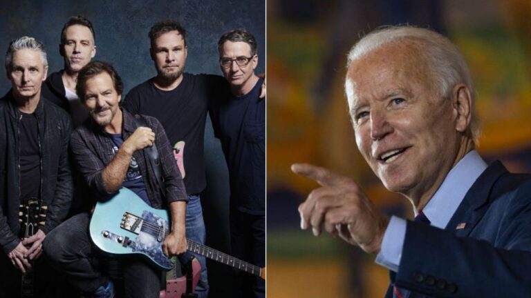 PEARL JAM Reacts JOE BIDEN’s Defeating DONALD TRUMP