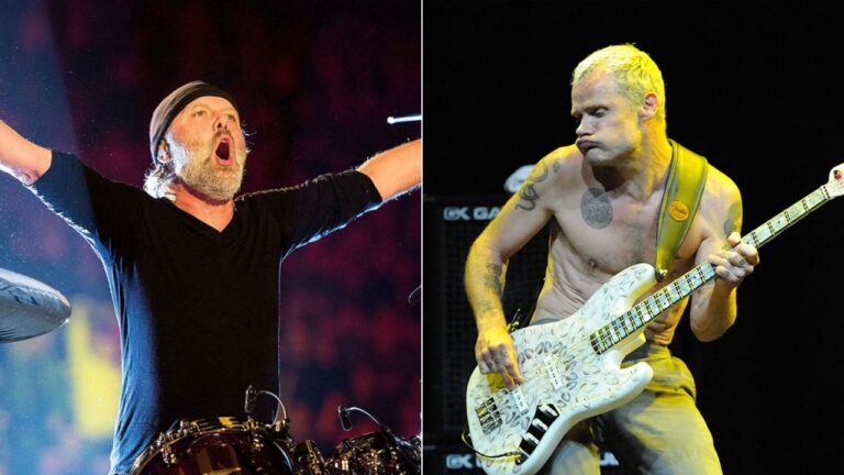 RHCP’s FLEA Discloses An Epic Photo Including Metallica’s Lars Ulrich