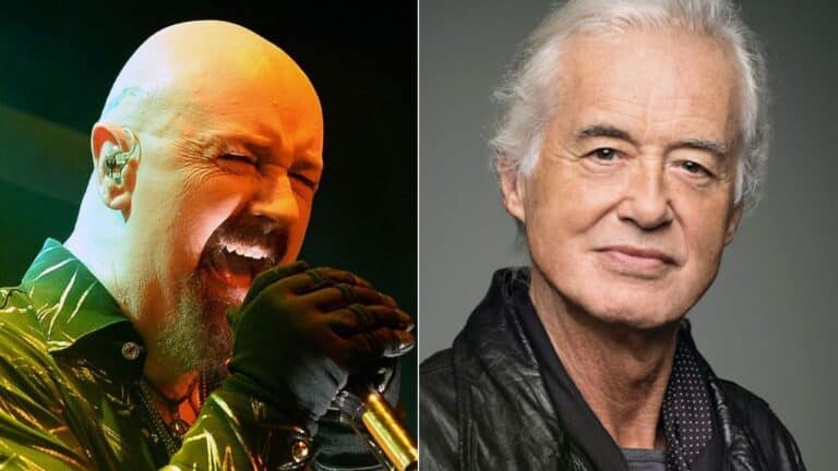 Led Zeppelin’s Jimmy Page Recalls Rob Halford’s Taking Him To Iron Maiden Show With Helicopter
