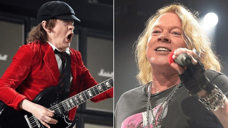 Angus Young Answers If AC/DC Ever Considered Making An Effort With AXL ROSE on Vocals
