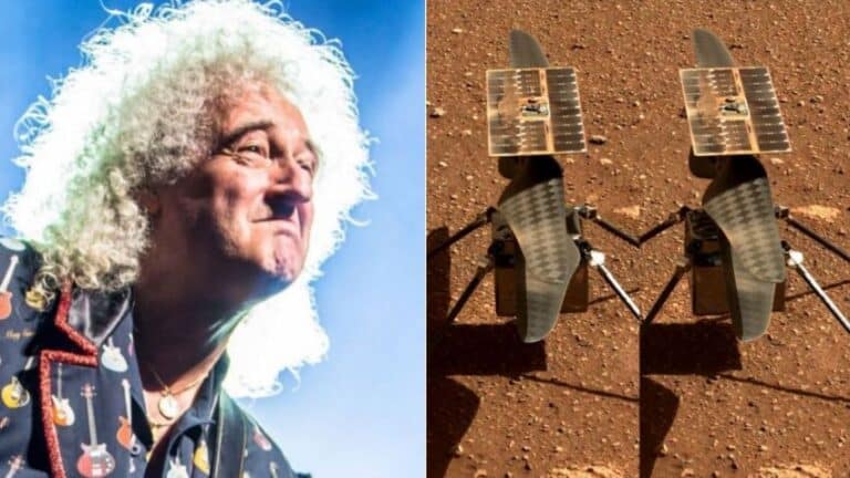 Queen’s Brian May Reacts Excitingly To NASA’s MARTIAN Works