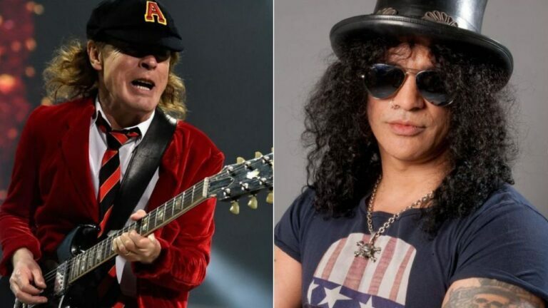 Guns N’ Roses’ Slash Sends One Of The Rarest Photos Of AC/DC