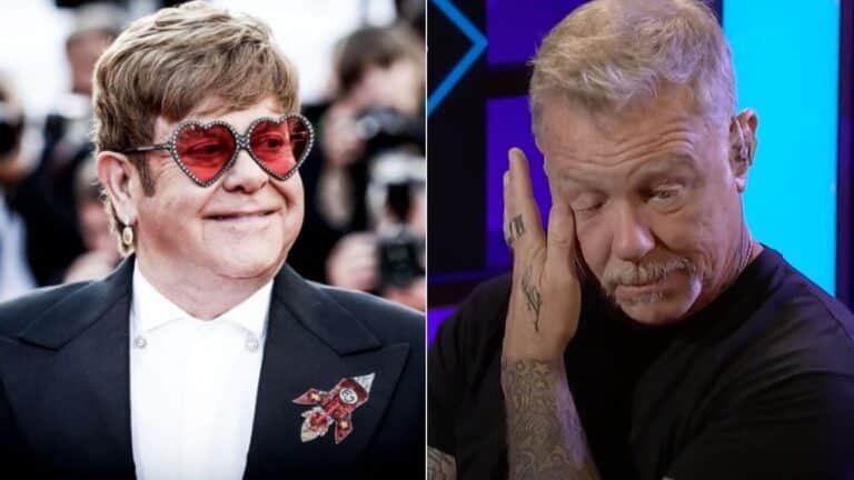 Metallica’s James Hetfield Cries After Elton John’s Heartwarming Comments