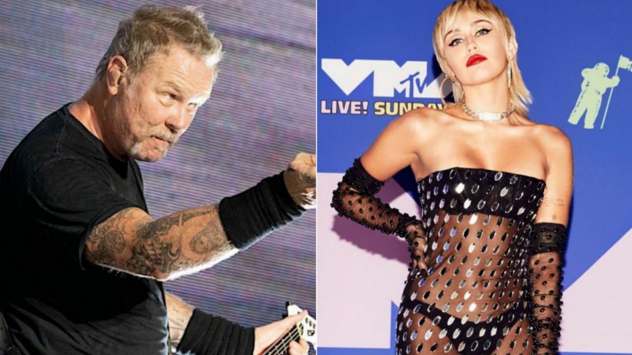 Metallica and Miley Cyrus Collabs For The Howard Stern Show