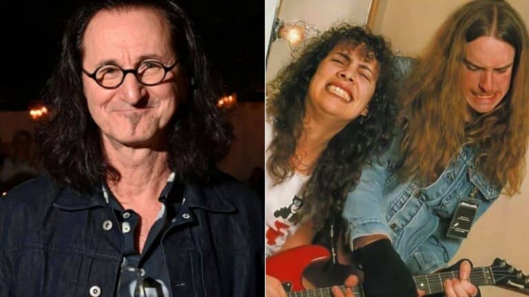 Kirk Hammett Recalls Cliff Burton’s Reaction To Geddy Lee’s Attending A Metallica Show: “He Just Freaked Out And Started Smoking Pot”