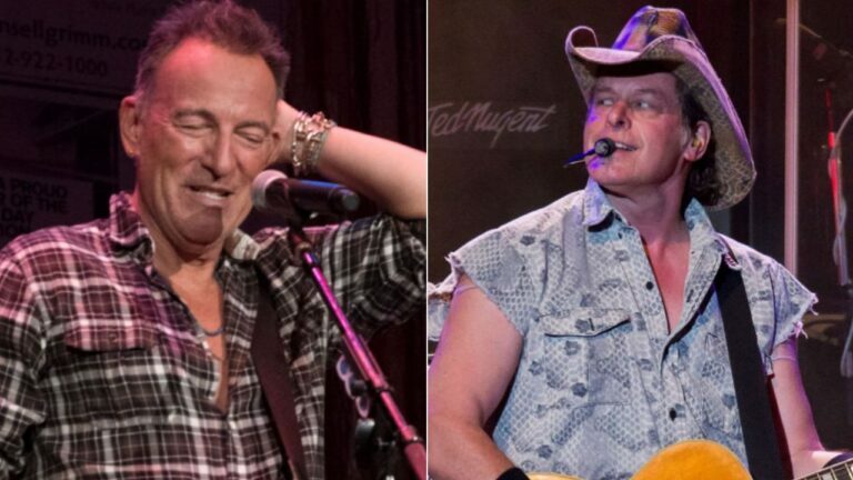 Ted Nugent On Bruce Springsteen: “Communism Supporter Dirtbag Surrounds Me With Great Musicians”