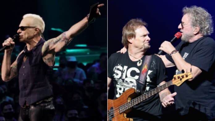 Michael Anthony beats David Lee Rose on Van Halen: 