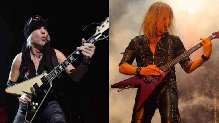 Michael Schenker Says K.K. Downing Lies Over Flying V Guitar Issue: “They Are So Desperate For Fame”