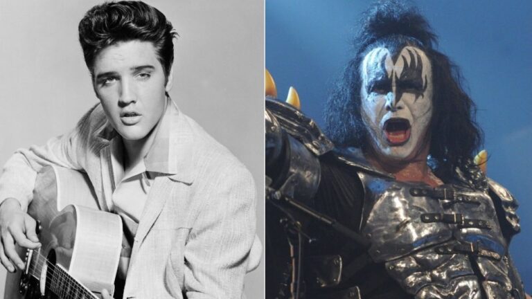 KISS’ Gene Simmons Says ‘Poor & Bloated’ Elvis Presley Should Have Quit While On Top
