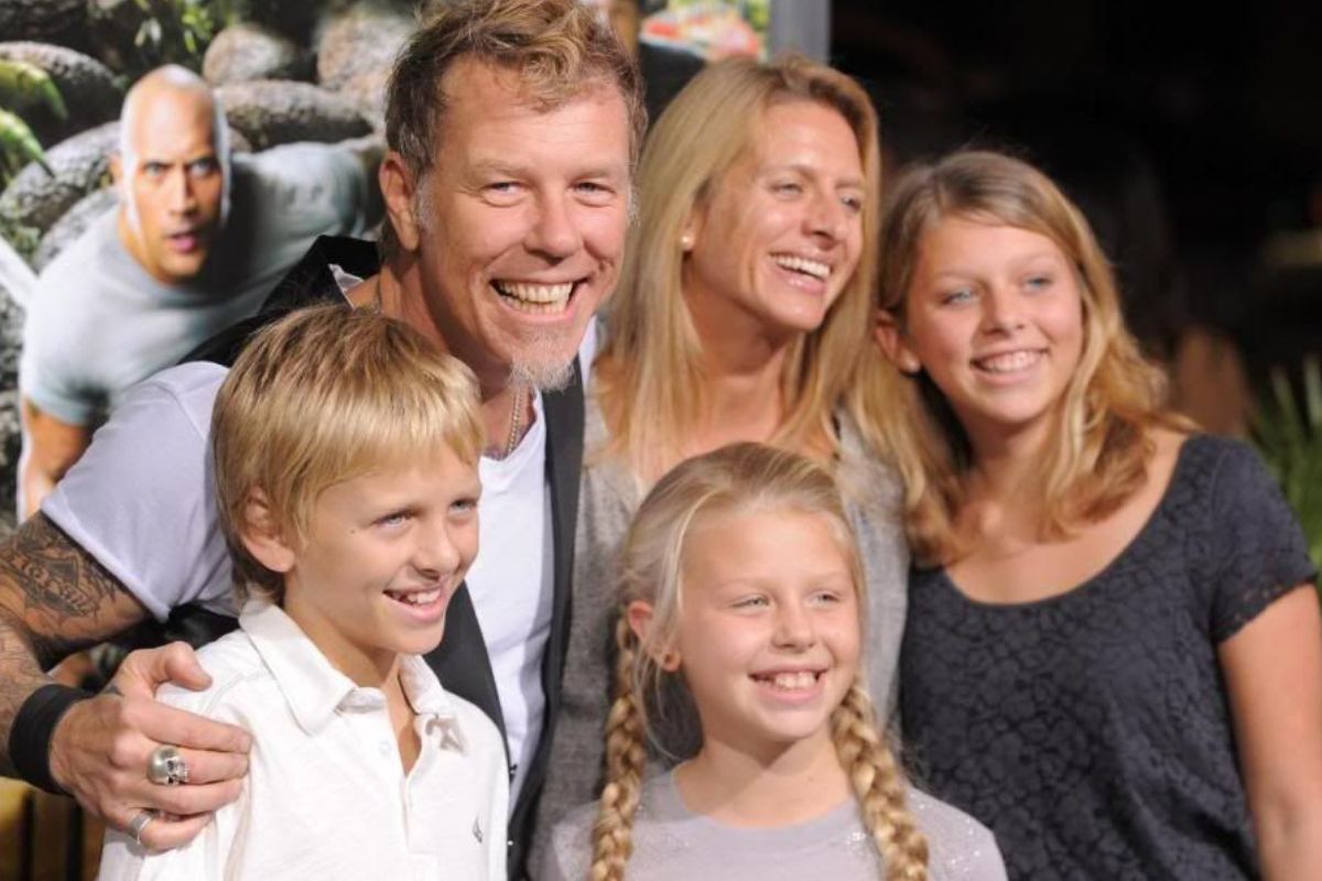 James Hetfield With Family
