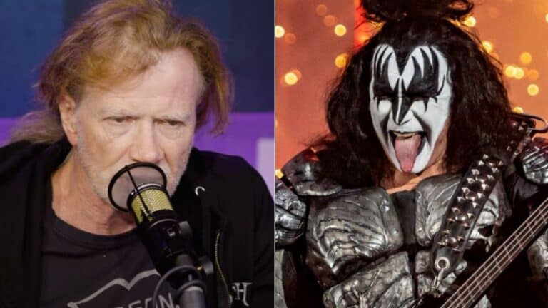 Dave Mustaine Recalls Reacting To Gene Simmons Singing ‘Sweating Bullets’