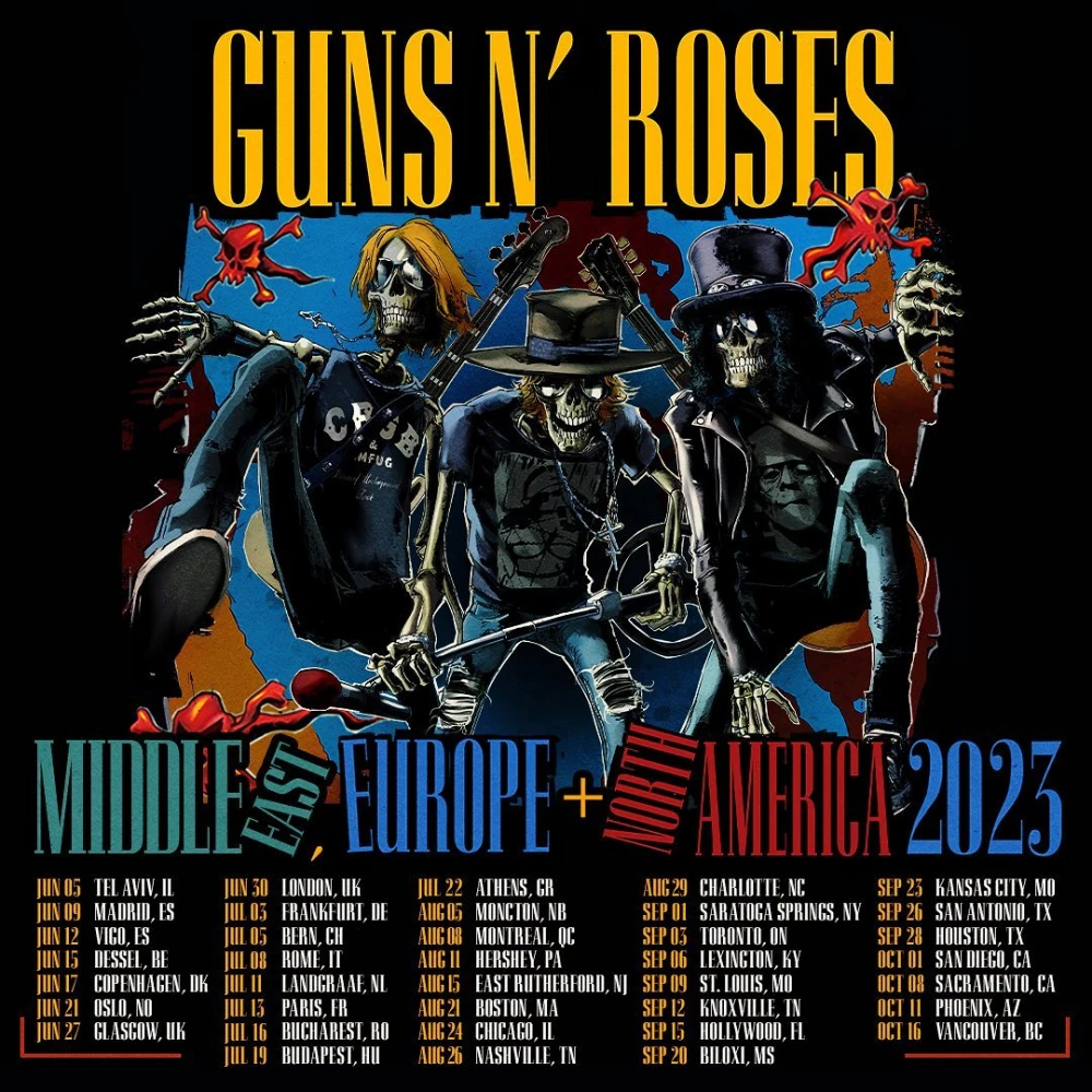 Guns N' Roses 2023 tour dates