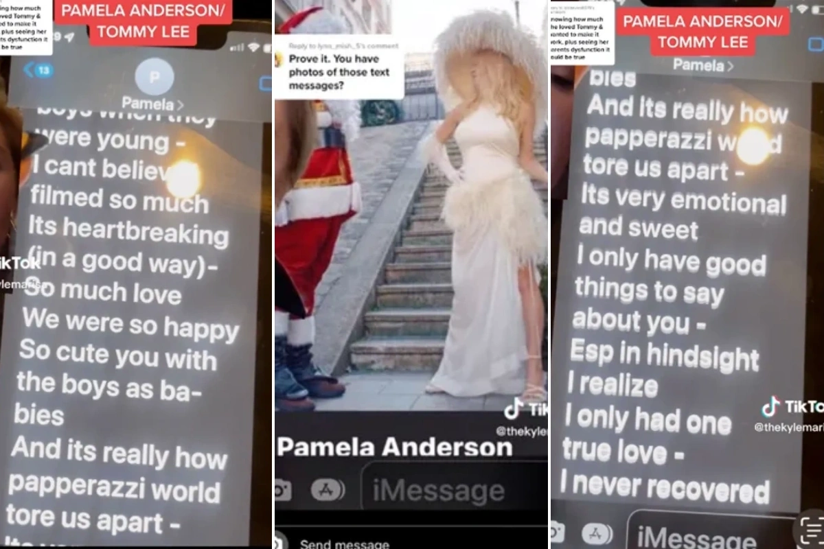 Pamela Anderson's messages