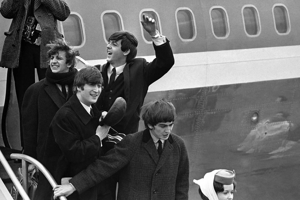 The Beatles' first US appearance