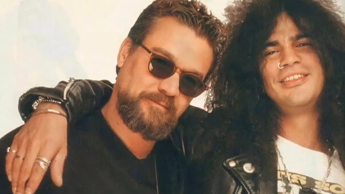 Slash with his favorite guy Eddie Van Halen