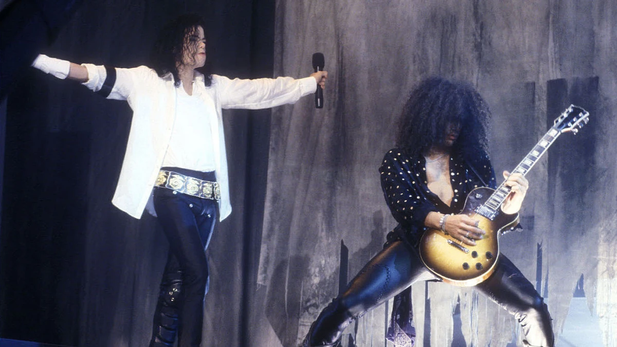 Slash and Michael Jackson