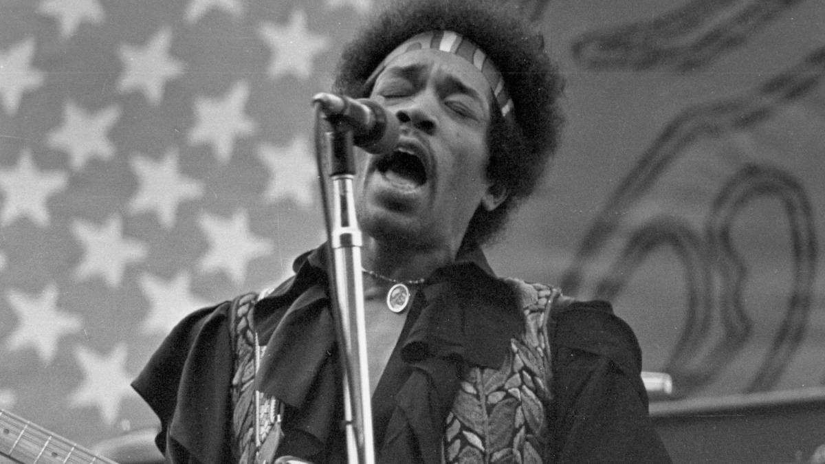 Jimi Hendrix, one of those favorite guitarists picked by David Gilmour