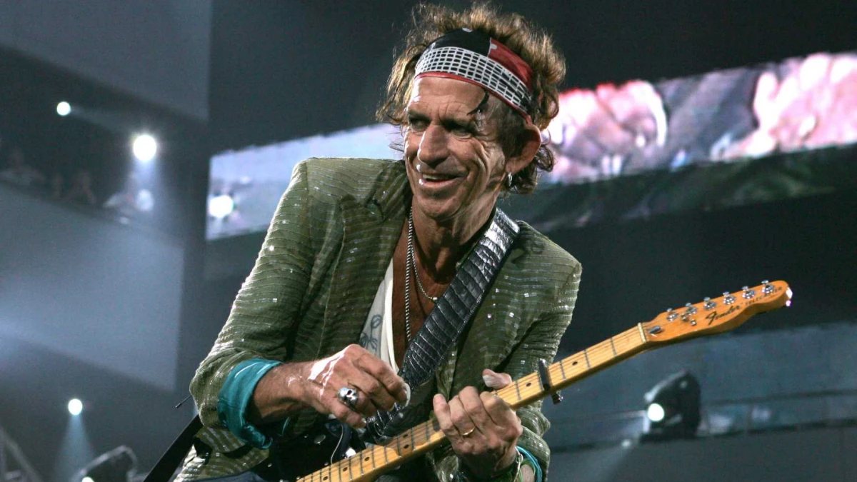 The Rolling Stones guitarist Keith Richards