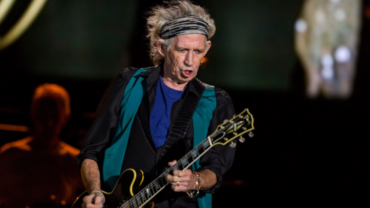 The guitarist that Alex Lifeson named his favorite, Keith Richards