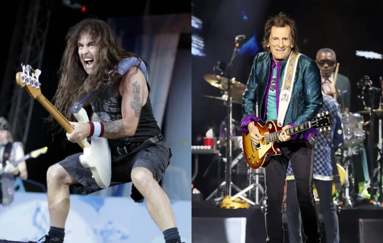 Iron-Maidens-Steve-Harris-and-The-Rolling-Stones-Ronnie-Wood